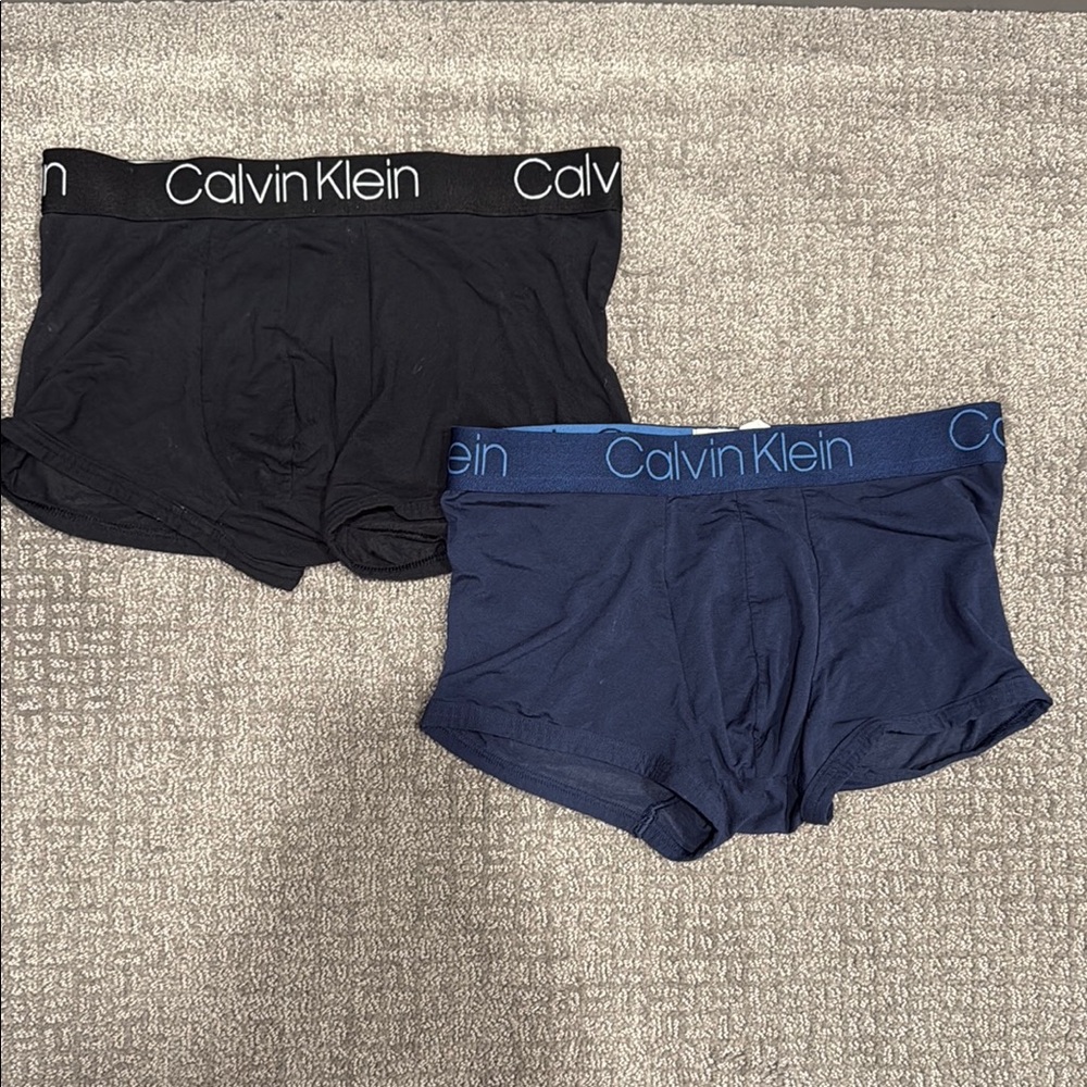 Calvin Klein Men's Boxer Briefs in Black and Navy